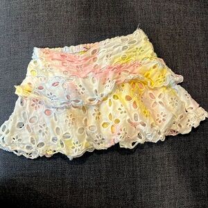 Flowers by Zoe eyelet skirt